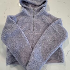Cozy Lavender Fleece Hoodie